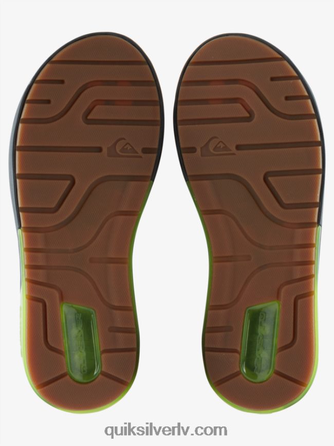 vīriešiem Quiksilver matodiskas atveseļošanās sandales pelēks/melns/zaļš 88064R1083
