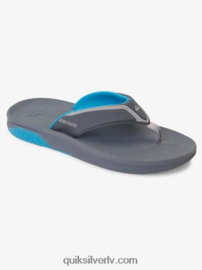 vīriešiem Quiksilver matodiskas atveseļošanās sandales pelēks/zils 88064R1084