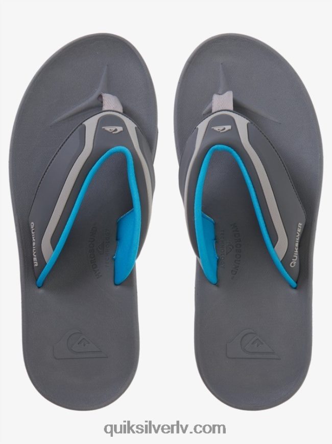 vīriešiem Quiksilver matodiskas atveseļošanās sandales pelēks/zils 88064R1084