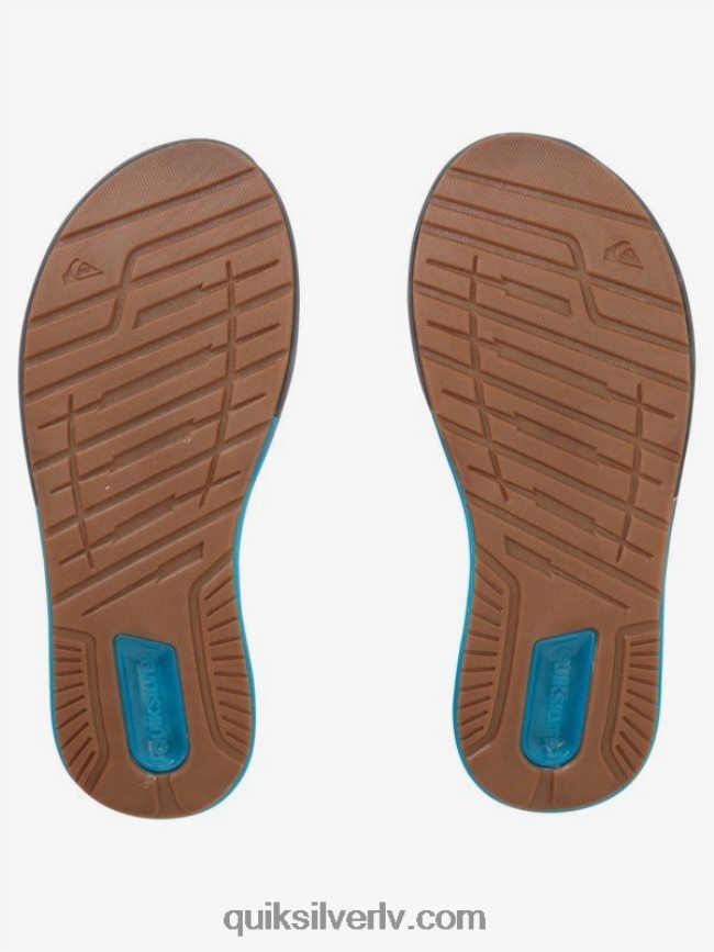 vīriešiem Quiksilver matodiskas atveseļošanās sandales pelēks/zils 88064R1084