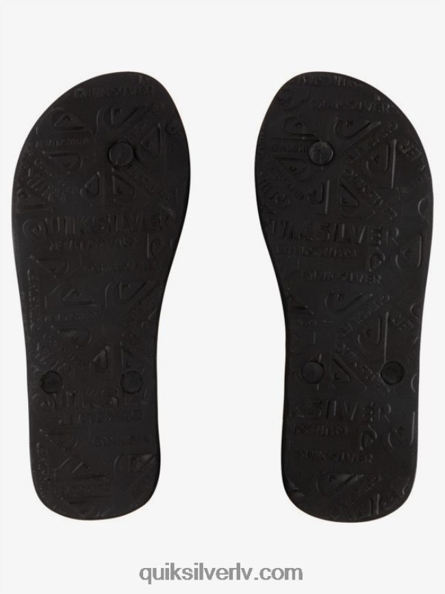 vīriešiem Quiksilver molokai acid drop flip-flops melns 88064R1775