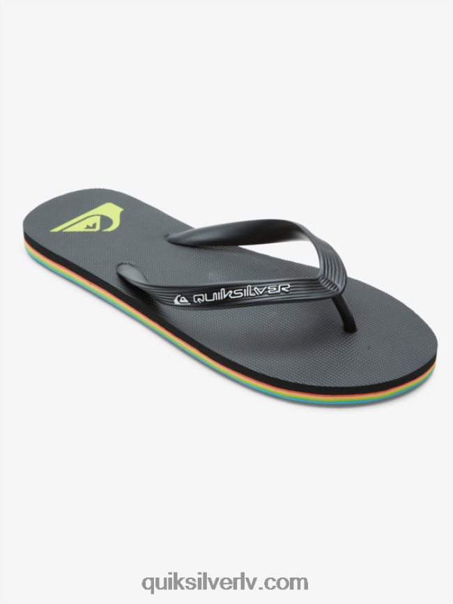 vīriešiem Quiksilver molokai core flip-flops melns 88064R595