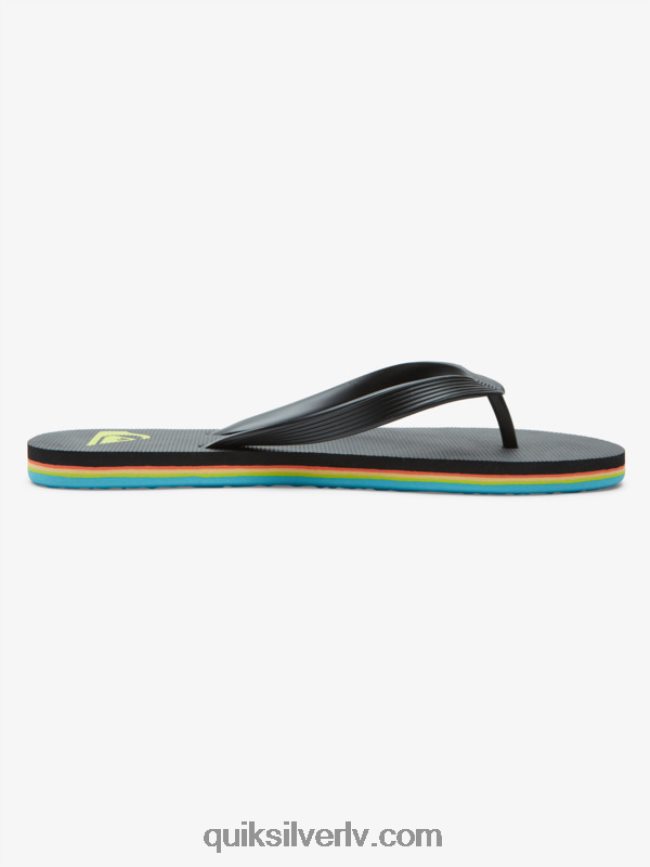 vīriešiem Quiksilver molokai core flip-flops melns 88064R595