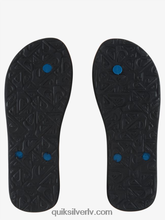 vīriešiem Quiksilver molokai core flip-flops zils 2 88064R596