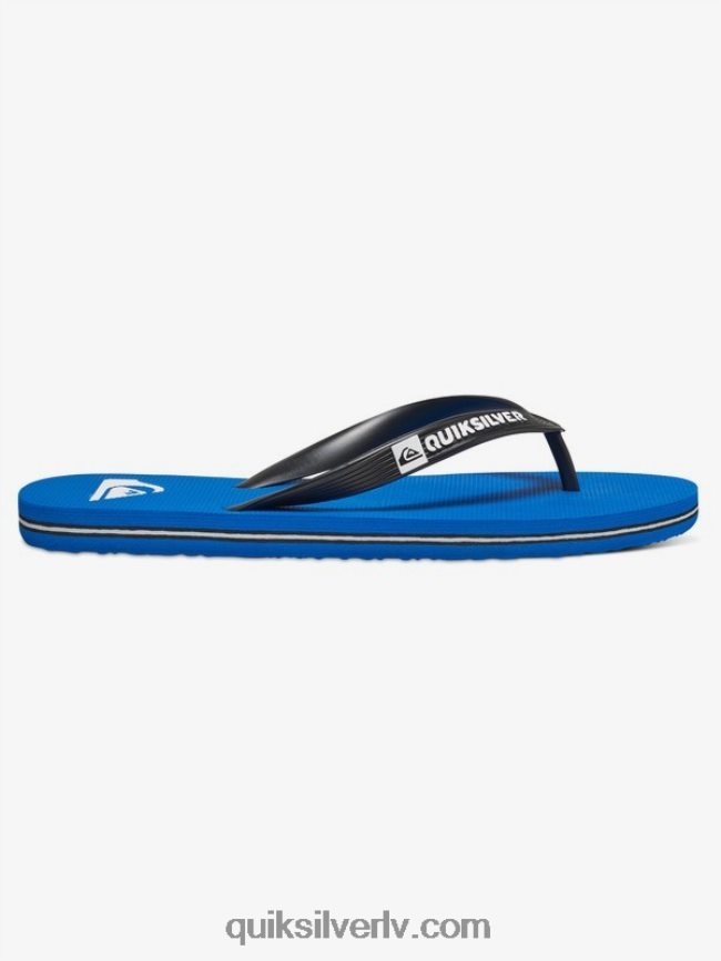 vīriešiem Quiksilver molokai flip-flops melns/zils 88064R1589