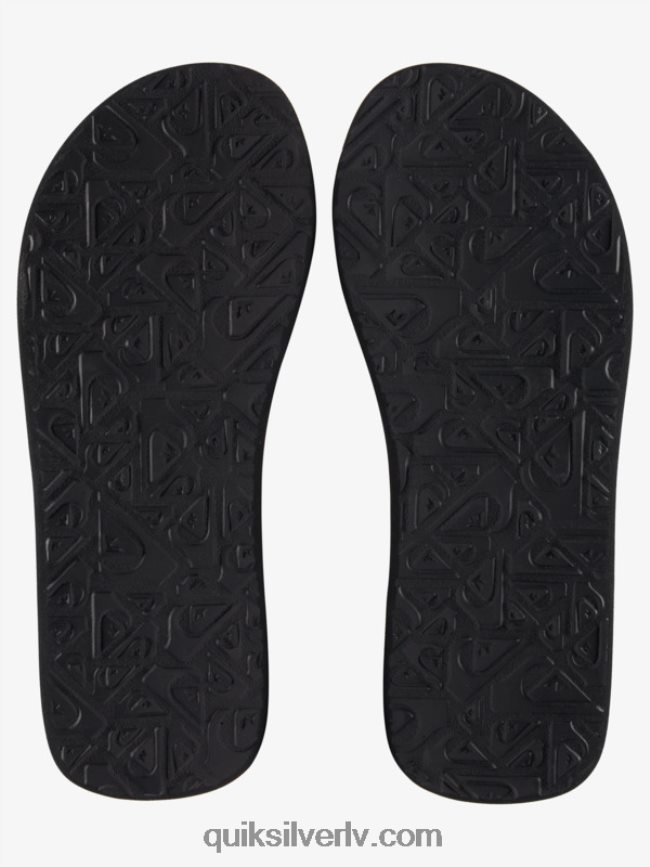 vīriešiem Quiksilver molokai layback sandales melns balts 88064R1249