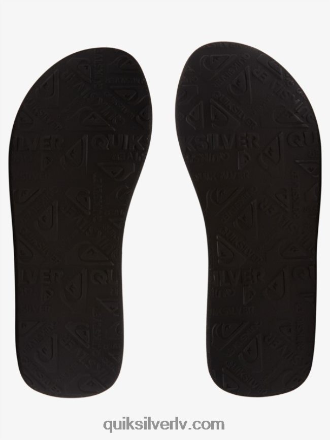 vīriešiem Quiksilver molokai layback sandales melns/dzeltens 88064R1833