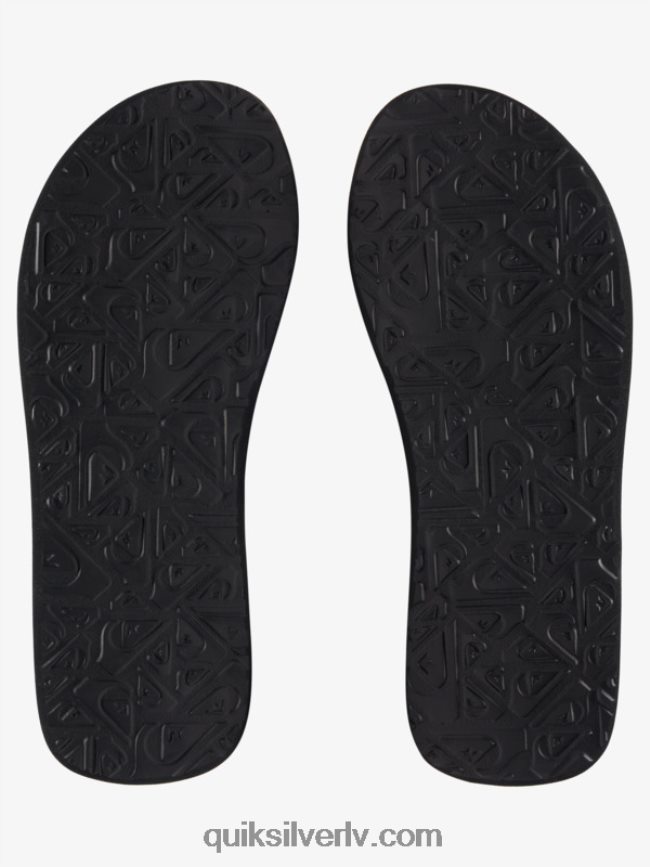 vīriešiem Quiksilver molokai layback sandales melns/pelēks 88064R500