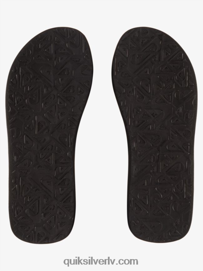 vīriešiem Quiksilver molokai layback sandales melns/zaļš 88064R491