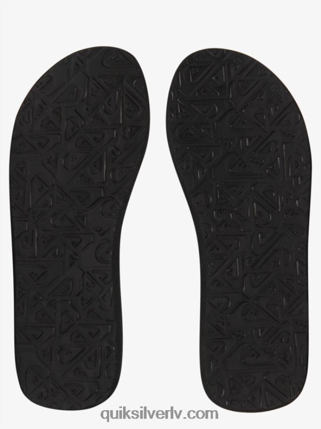vīriešiem Quiksilver molokai layback sandales melns/zaļš/pelēks 88064R499