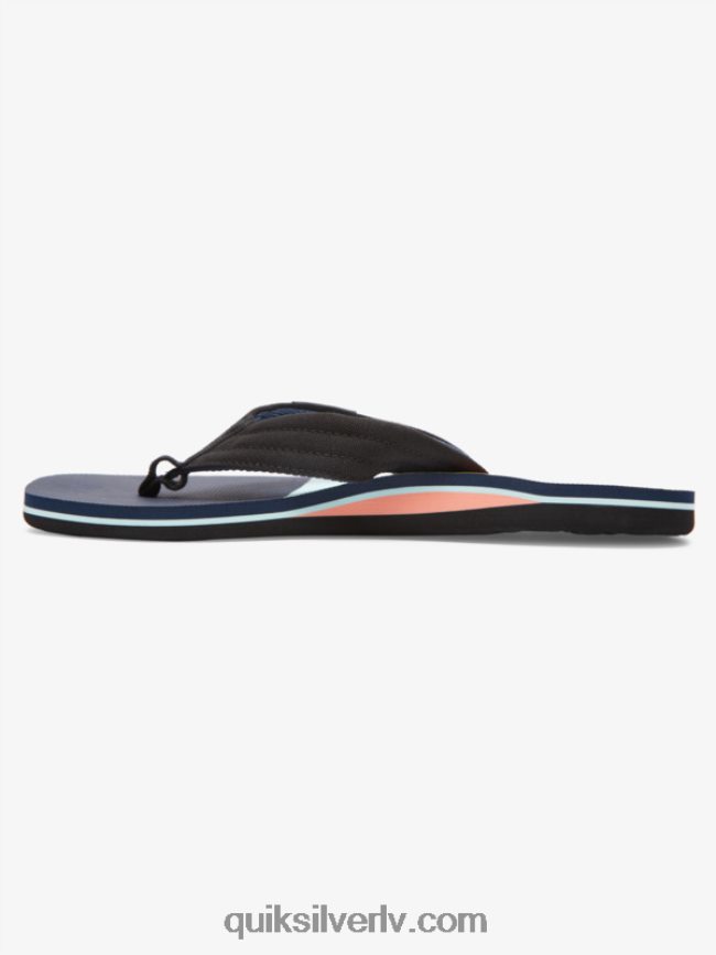 vīriešiem Quiksilver molokai layback sandales melns/zils 88064R1832