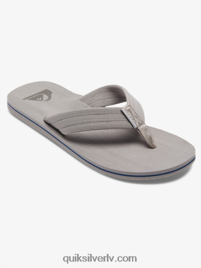vīriešiem Quiksilver molokai layback sandales pelēks/balts 88064R1250
