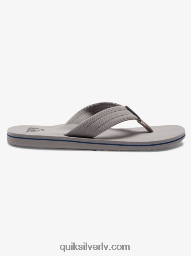 vīriešiem Quiksilver molokai layback sandales pelēks/balts 88064R1250
