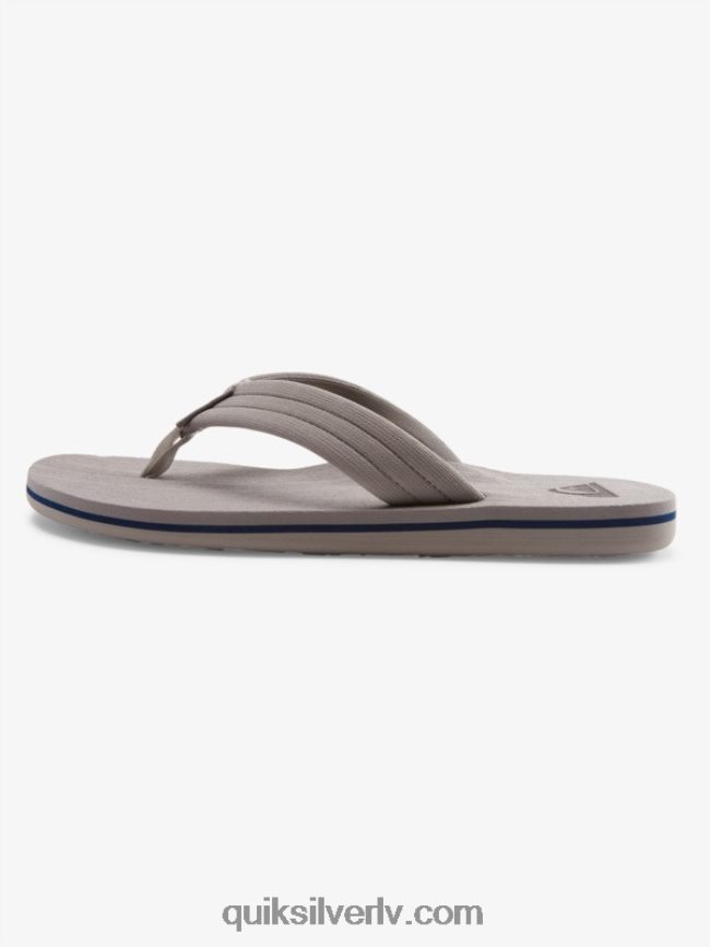 vīriešiem Quiksilver molokai layback sandales pelēks/balts 88064R1250
