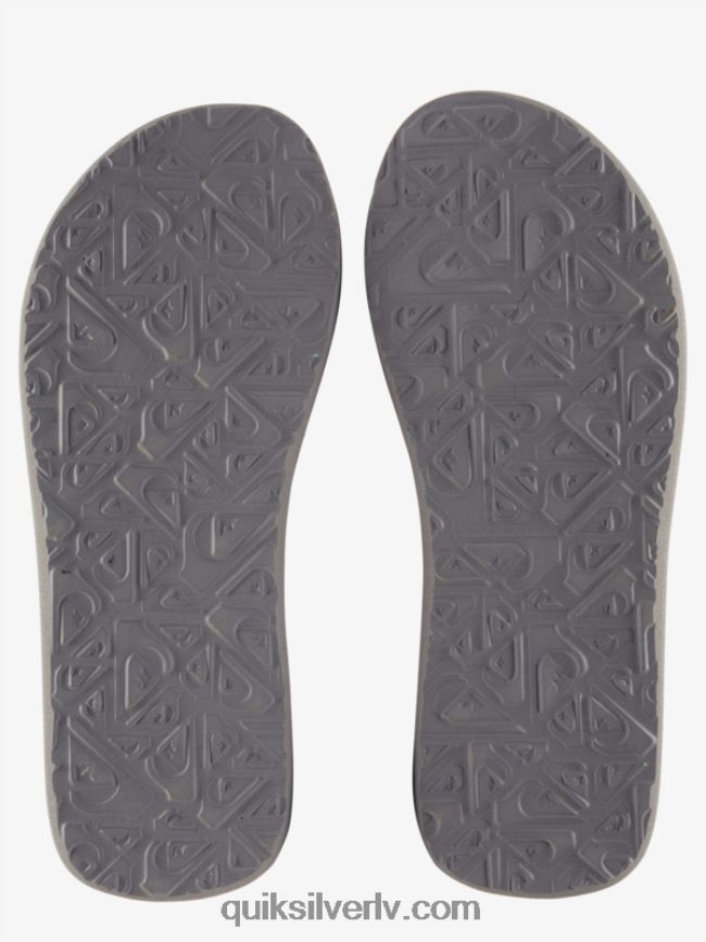 vīriešiem Quiksilver molokai layback sandales pelēks/balts 88064R1250
