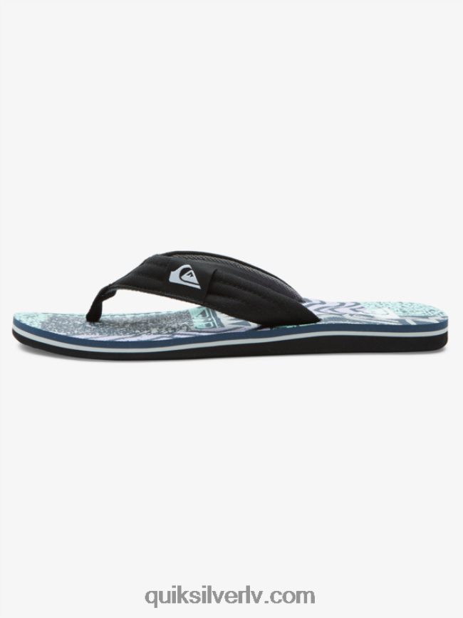 vīriešiem Quiksilver molokai layback sandales zils/pelēks 88064R504