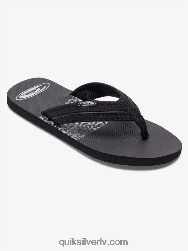 vīriešiem Quiksilver molokai layback saturn sandales melns 88064R1295