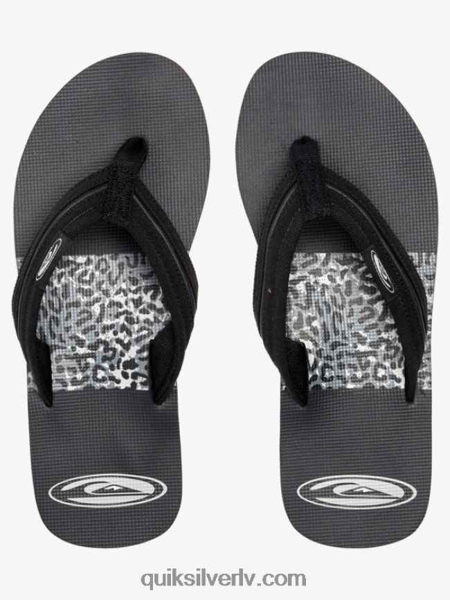 vīriešiem Quiksilver molokai layback saturn sandales melns 88064R1295