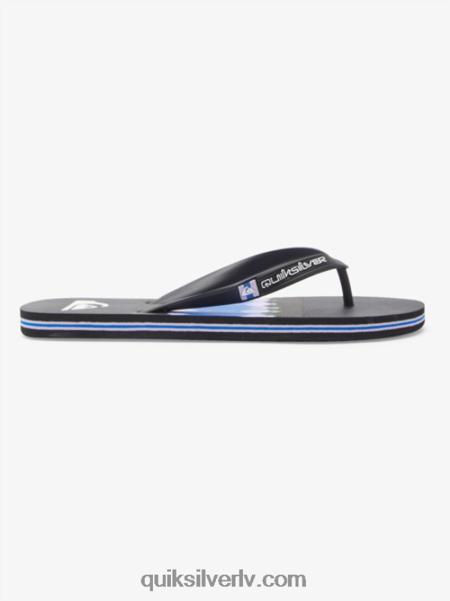 vīriešiem Quiksilver molokai mākslas flip-flops melns 88064R521