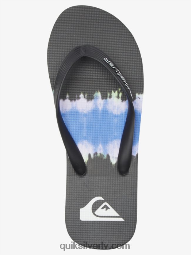 vīriešiem Quiksilver molokai mākslas flip-flops melns 88064R521