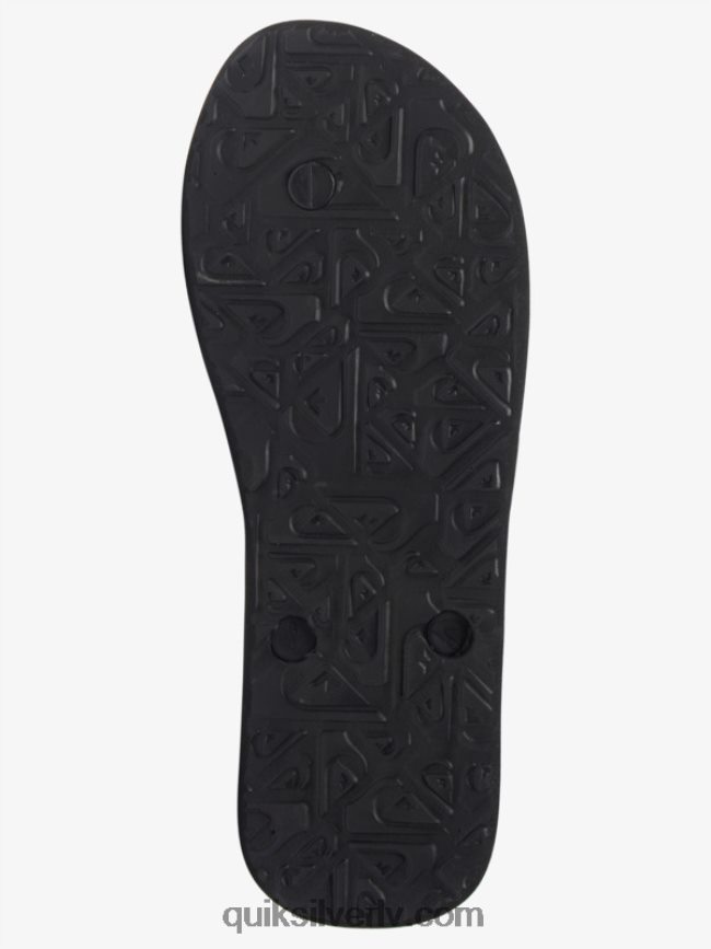 vīriešiem Quiksilver molokai mākslas flip-flops melns 88064R521