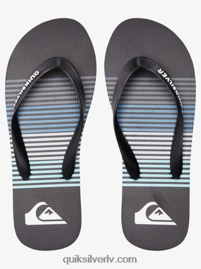 vīriešiem Quiksilver molokai mākslas flip-flops melns 88064R526