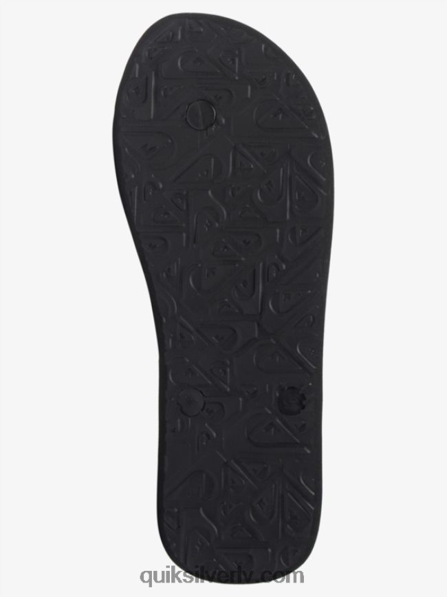 vīriešiem Quiksilver molokai mākslas flip-flops melns/zils 88064R517