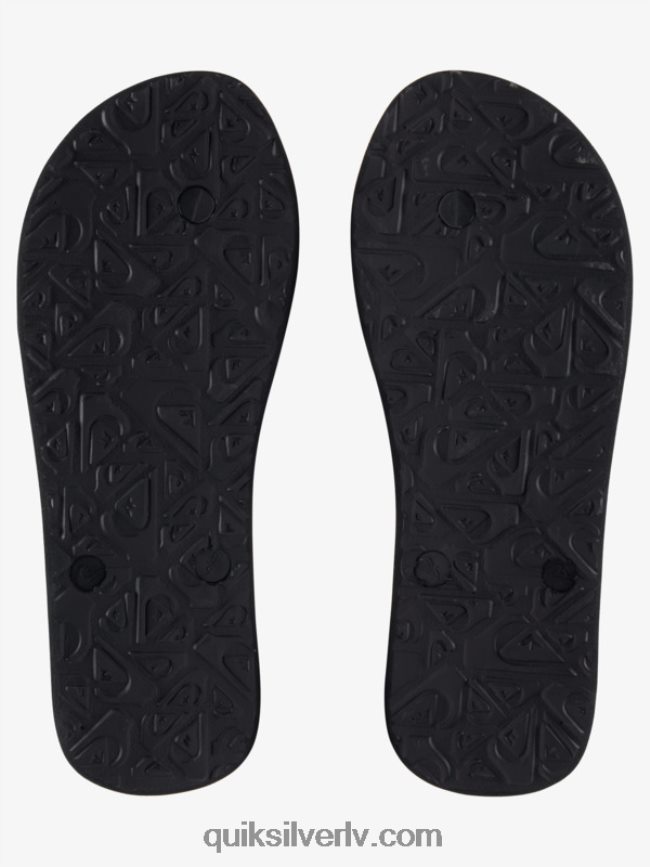 vīriešiem Quiksilver molokai mākslas flip-flops zils/oranžs 88064R523