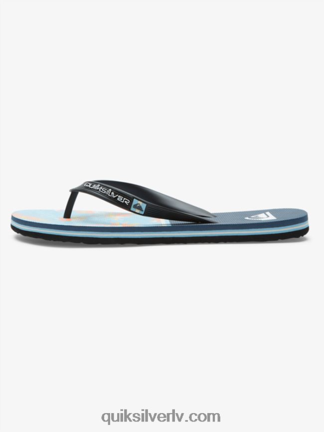 vīriešiem Quiksilver molokai nodaļas flip flops zils 1 88064R1638
