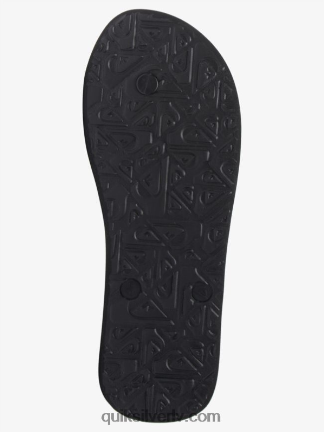 vīriešiem Quiksilver molokai paneļu flip-flops zils/melns/dzeltens 88064R569