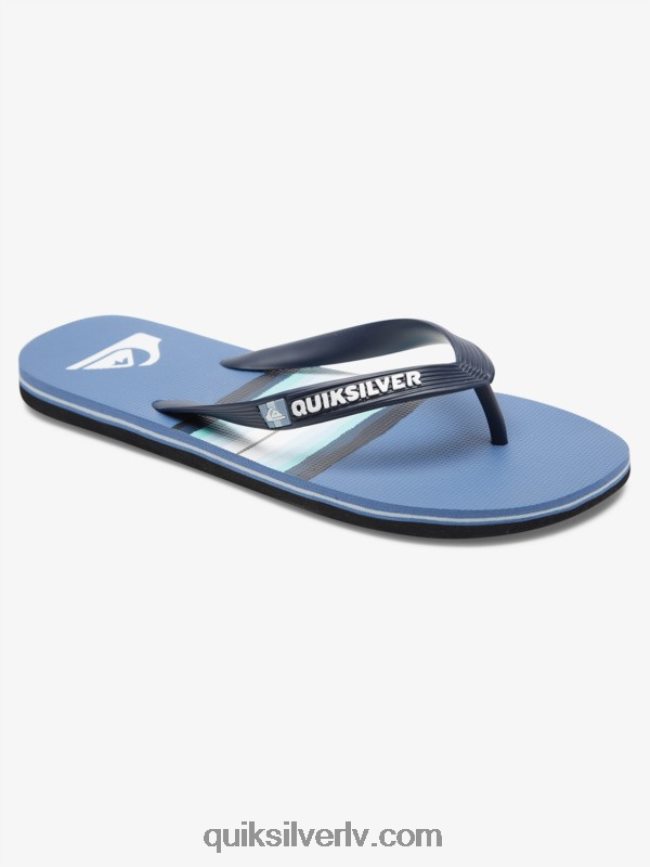 vīriešiem Quiksilver molokai sveķu krāsas flip-flops pelēks 1 88064R1790