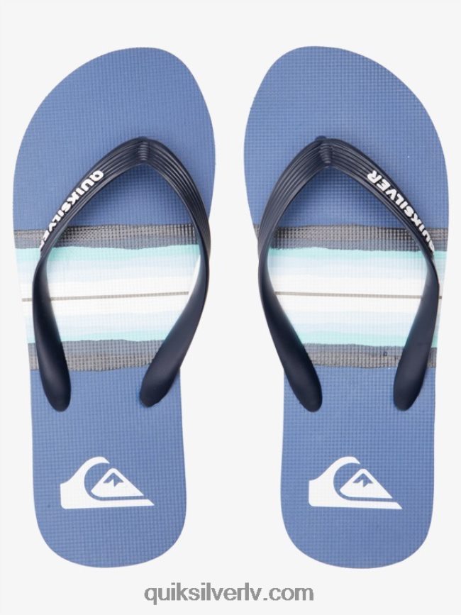 vīriešiem Quiksilver molokai sveķu krāsas flip-flops pelēks 1 88064R1790