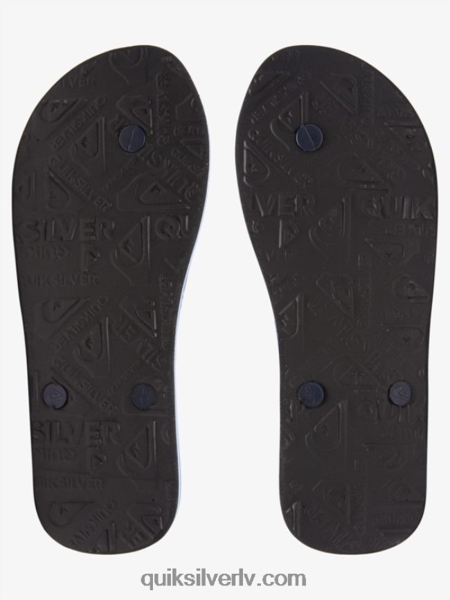 vīriešiem Quiksilver molokai sveķu krāsas flip-flops pelēks 1 88064R1790