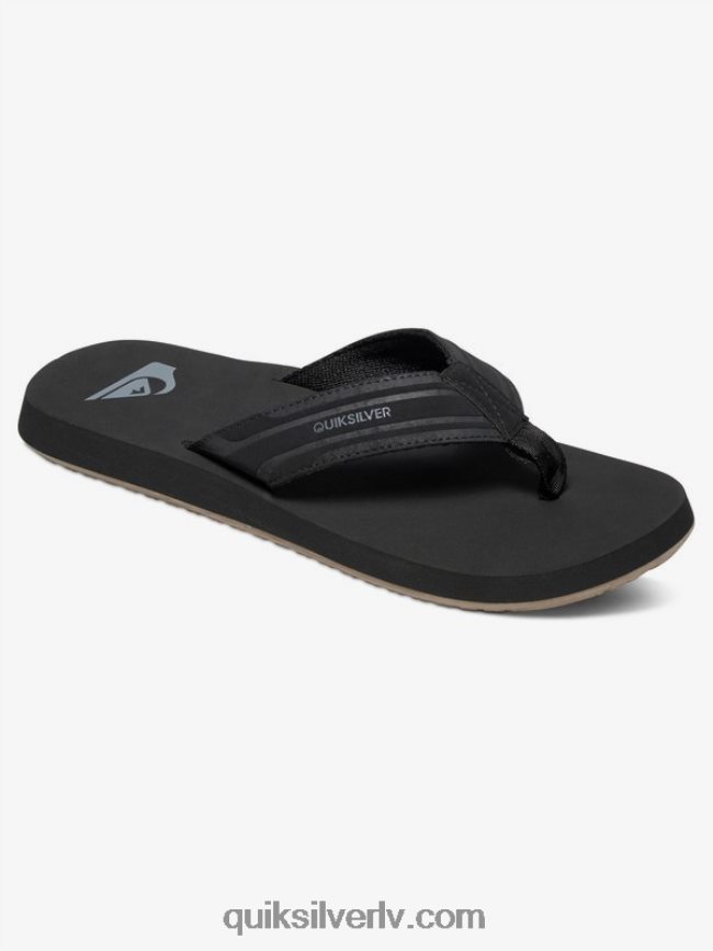 vīriešiem Quiksilver pērtiķa atslēgas sandales melns/brūns 88064R1644