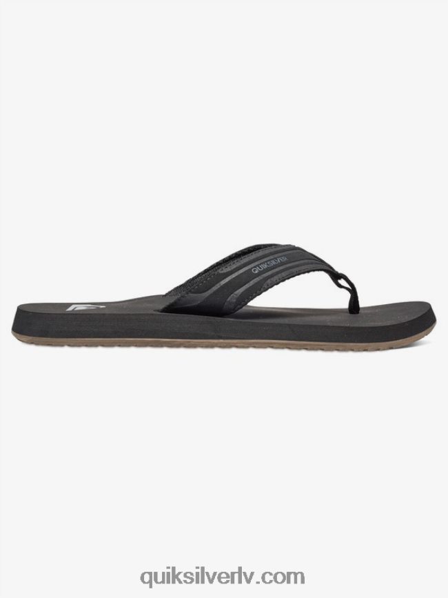 vīriešiem Quiksilver pērtiķa atslēgas sandales melns/brūns 88064R1644