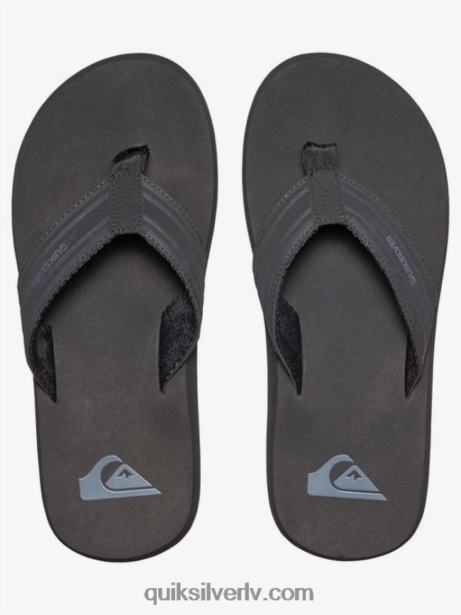 vīriešiem Quiksilver pērtiķa atslēgas sandales melns/brūns 88064R1644