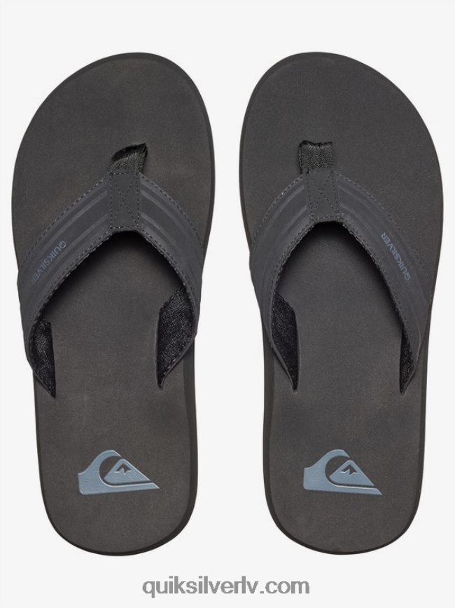 vīriešiem Quiksilver pērtiķa atslēgas sandales melns/brūns 88064R1644