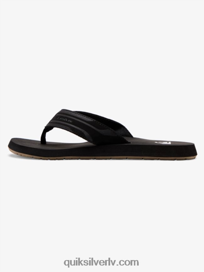 vīriešiem Quiksilver pērtiķa atslēgas sandales melns/brūns 88064R1644