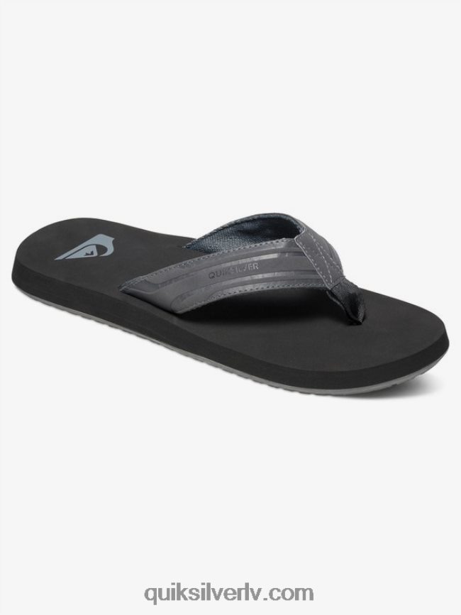 vīriešiem Quiksilver pērtiķa atslēgas sandales pelēks/melns 88064R1645