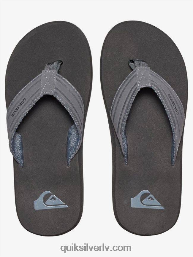 vīriešiem Quiksilver pērtiķa atslēgas sandales pelēks/melns 88064R1645