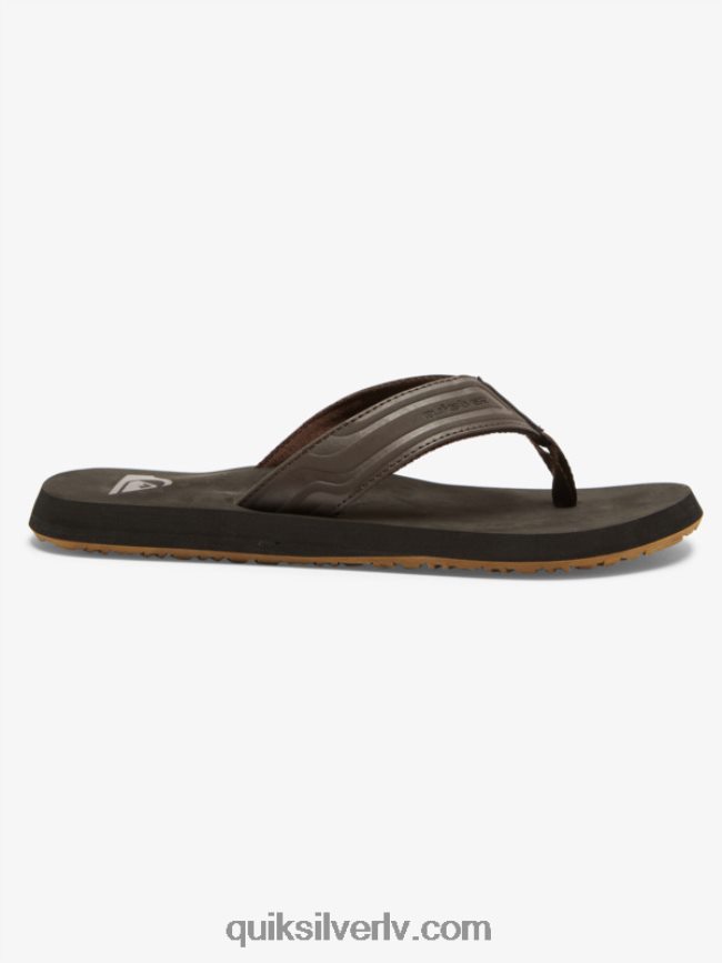 vīriešiem Quiksilver pērtiķa uzgriežņu atslēgas slaidu sandales brūns 1 88064R972