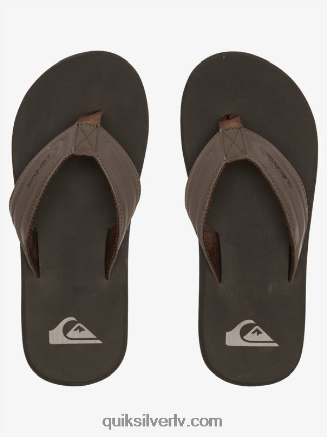 vīriešiem Quiksilver pērtiķa uzgriežņu atslēgas slaidu sandales brūns 1 88064R972