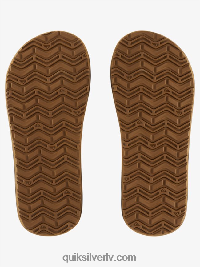 vīriešiem Quiksilver pērtiķa uzgriežņu atslēgas slaidu sandales brūns 1 88064R972