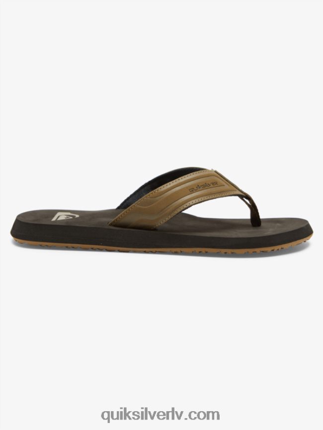 vīriešiem Quiksilver pērtiķa uzgriežņu atslēgas slaidu sandales iedegums 1 88064R973