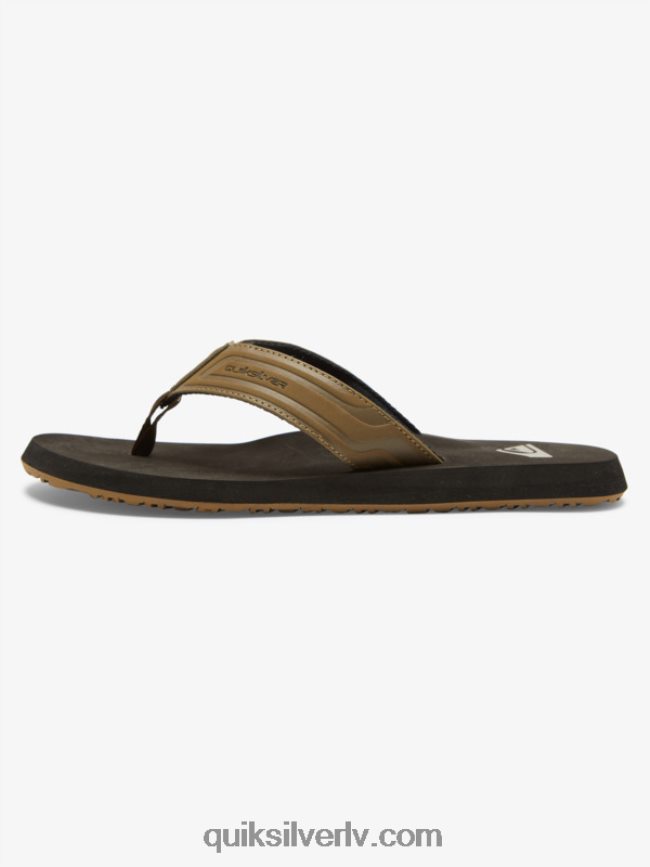 vīriešiem Quiksilver pērtiķa uzgriežņu atslēgas slaidu sandales iedegums 1 88064R973