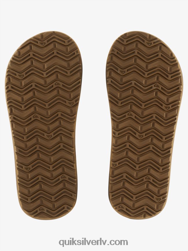 vīriešiem Quiksilver pērtiķa uzgriežņu atslēgas slaidu sandales iedegums 1 88064R973