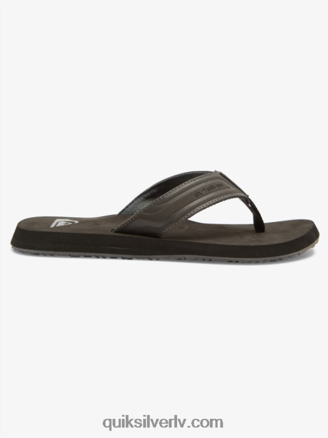 vīriešiem Quiksilver pērtiķa uzgriežņu atslēgas slaidu sandales pelēks 1 88064R974