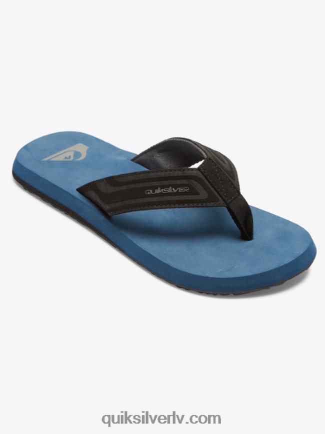 vīriešiem Quiksilver pērtiķa uzgriežņu atslēgas slaidu sandales zils 1 88064R975