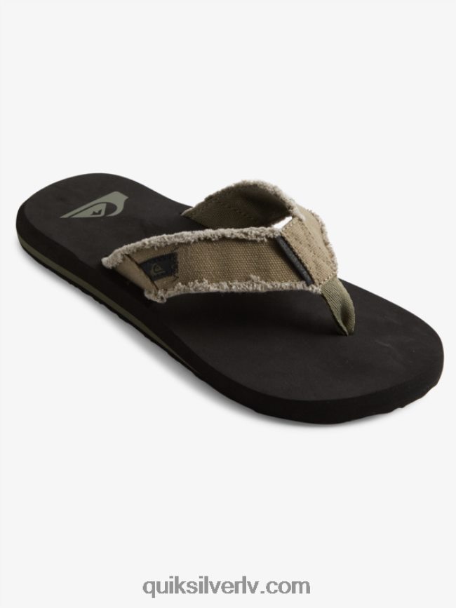 vīriešiem Quiksilver pērtiķu abyss sandales zaļš/melns/brūns 88064R1292