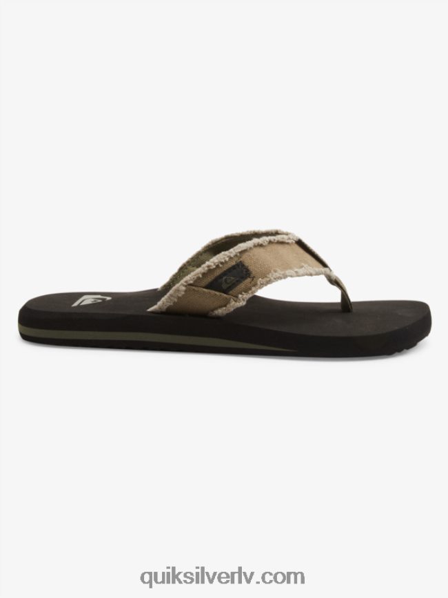 vīriešiem Quiksilver pērtiķu abyss sandales zaļš/melns/brūns 88064R1292